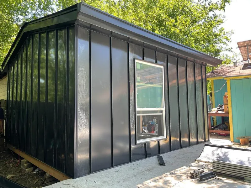 Black standing seam metal wall panels for Roof Inspection in Lower Saucon